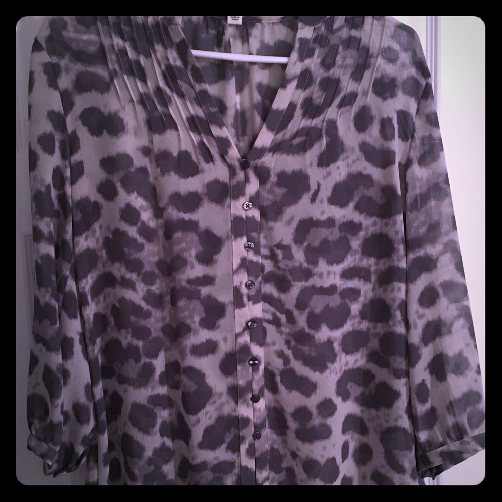 BANANA REPUBLIC long sleeve blouse